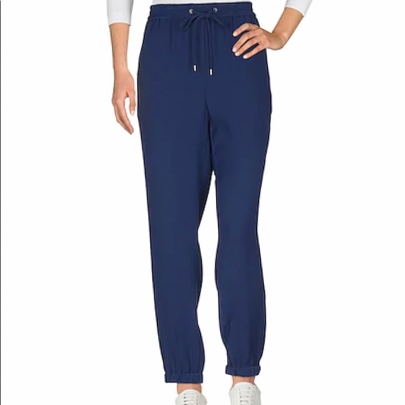 MICHAEL KORS | CUFF ANKLE PANTS | ROYAL BLUE | Sz M - Picture 2 of 4